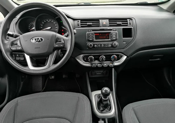 Kia Rio cena 22900 przebieg: 155000, rok produkcji 2012 z Nowy Dwór Gdański małe 106